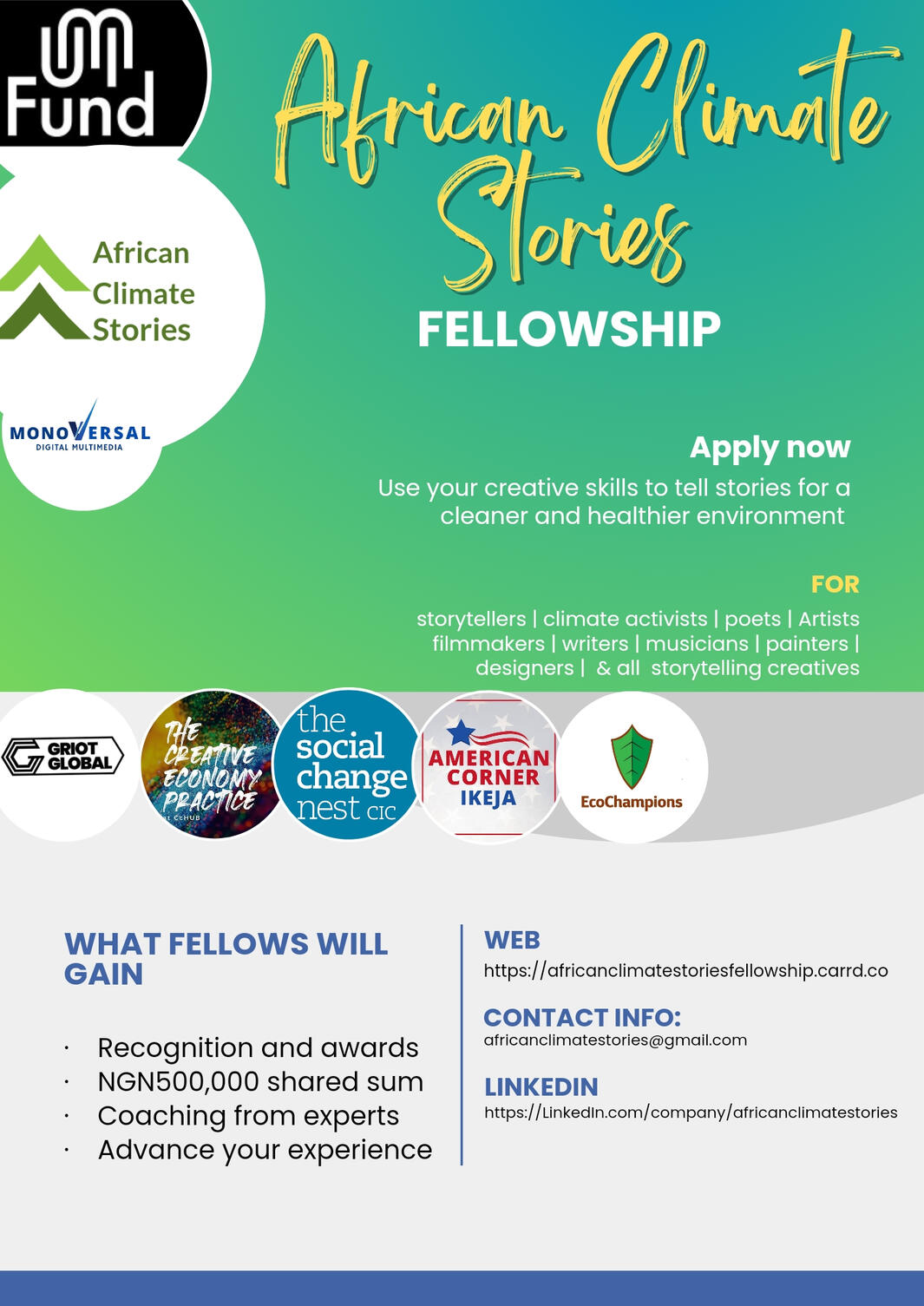 African Climate Stories Fellowship